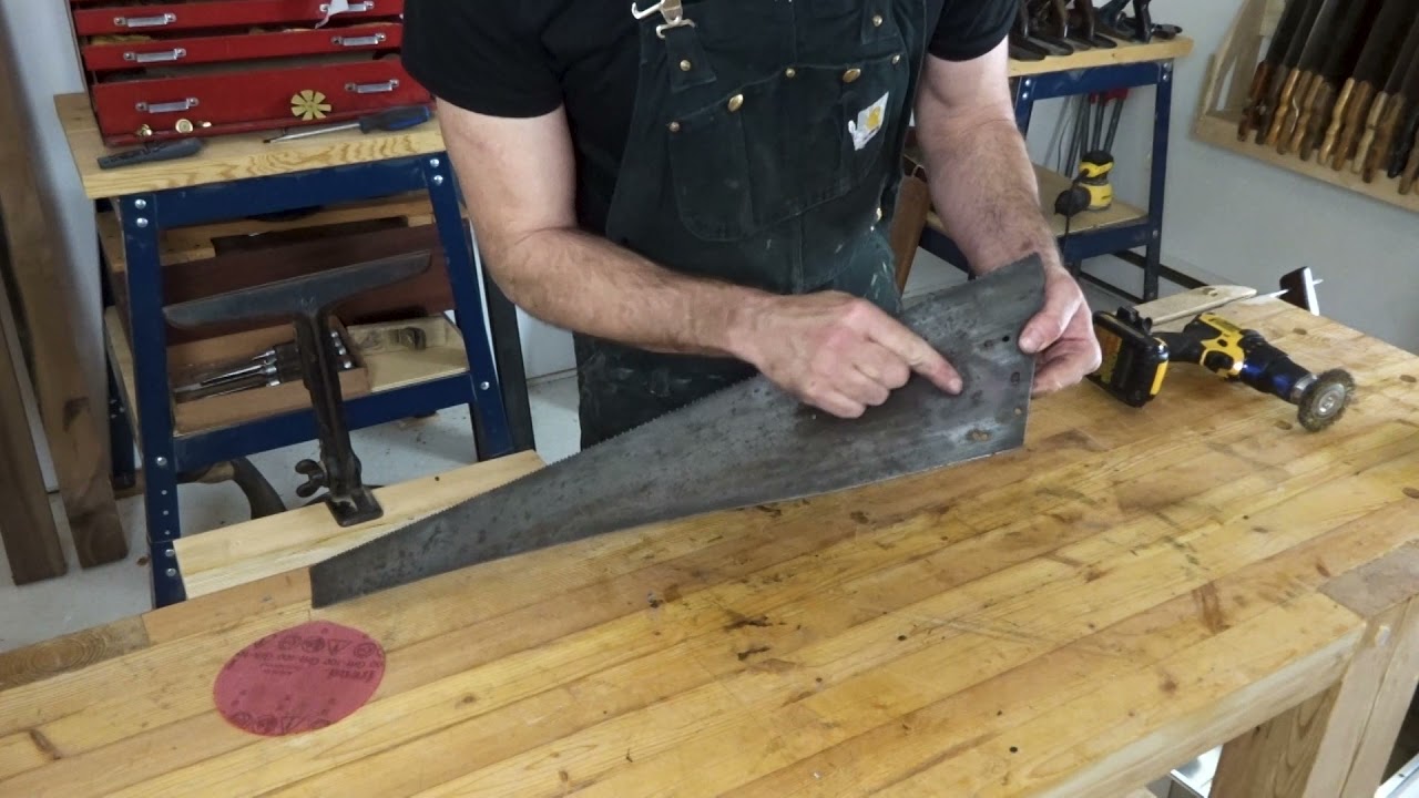 Restauration d'une vieille scie