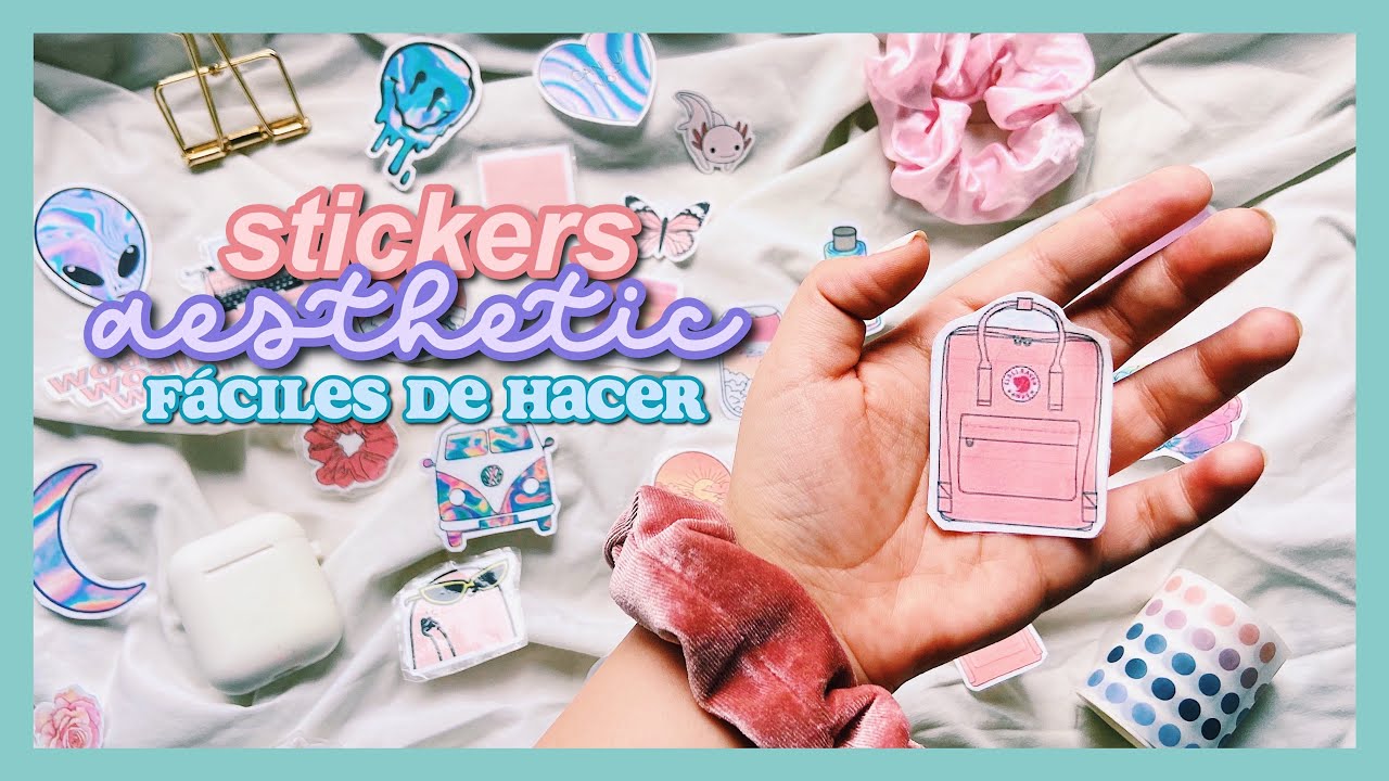 DIY - haz tus propios stickers AESTHETIC  ✨
