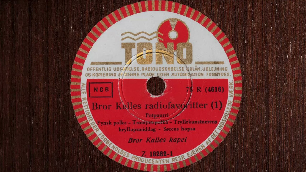 Bror Kalles Radiofavoritter - Potpourri - Bror Kalles Kapel - 1953