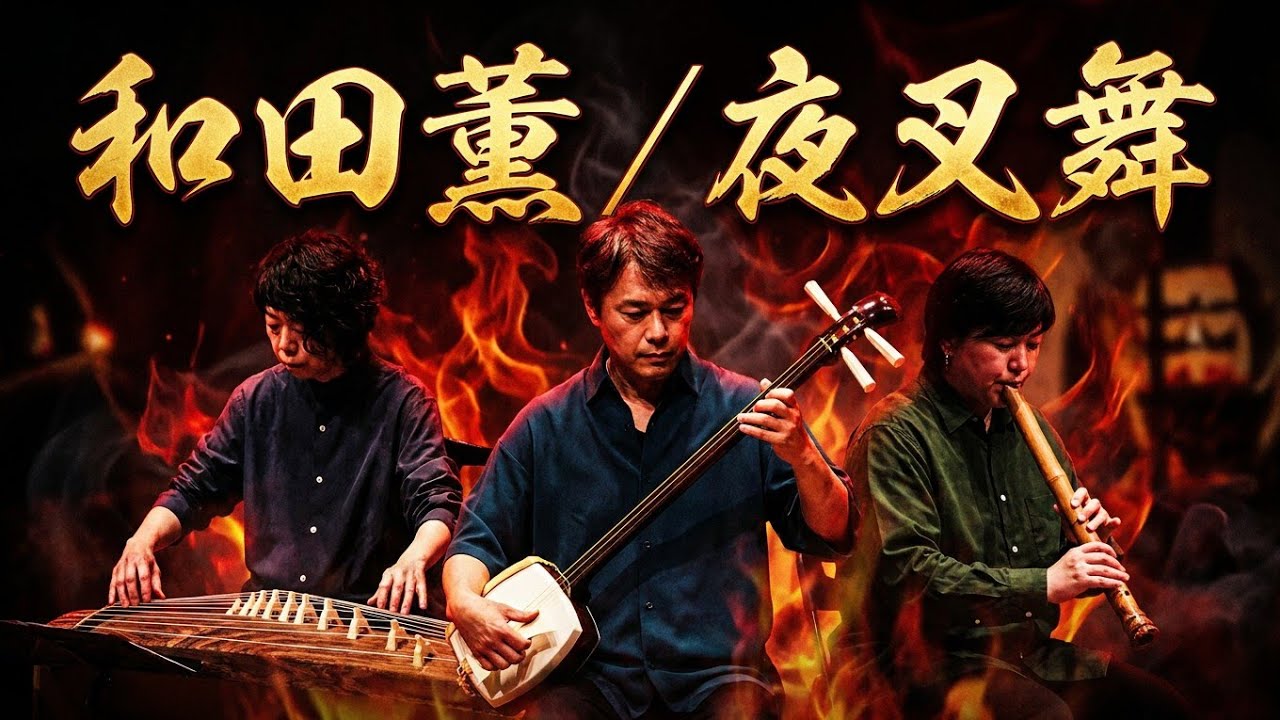 和田薫 ／ 夜叉舞 (1989年) 尺八、三味線、箏のための