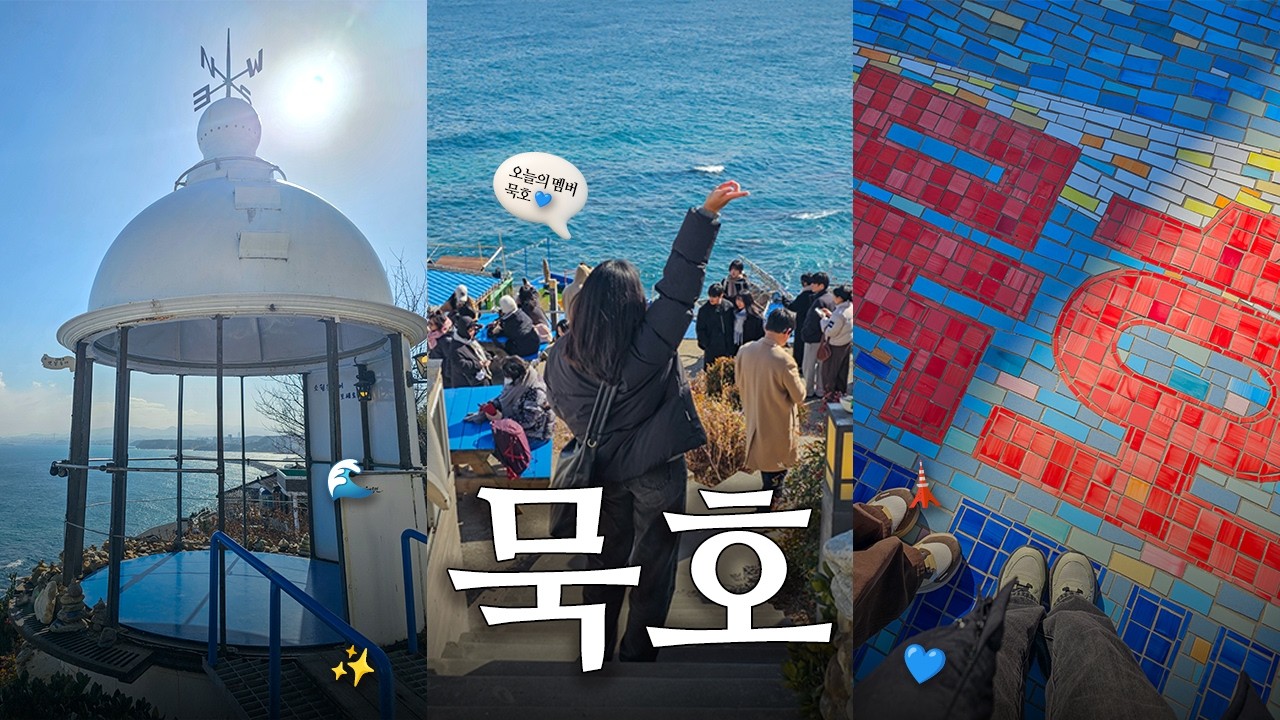 🚍 동해 시티버스 타고 묵호 한 바퀴 | 논골담길·도째비골 스카이밸리·묵호등대