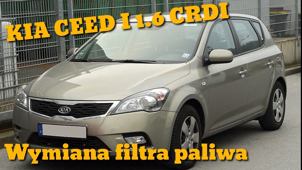 Kia Ceed I 1.6 CRDI Wymiana filtra paliwa