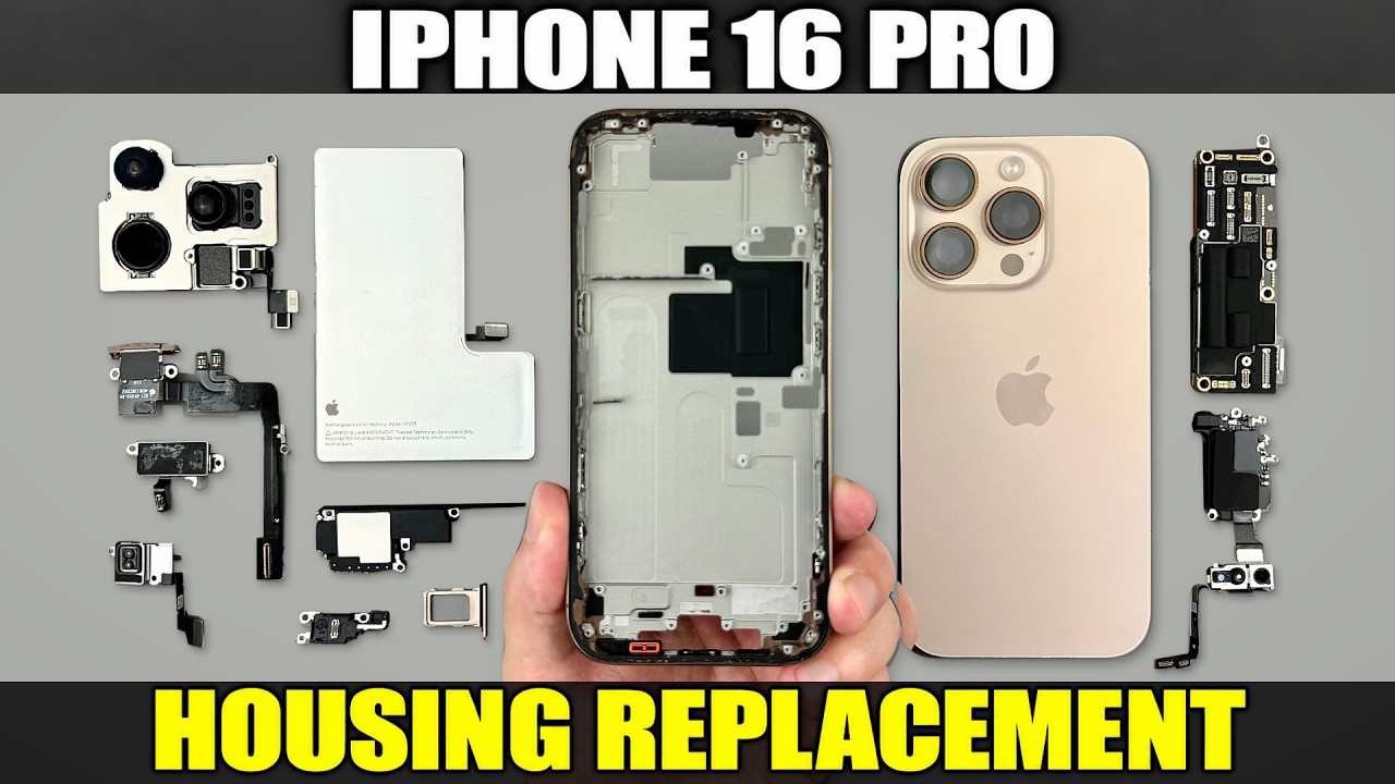 iPhone 16 Pro Full Disassembly & Repair Guide | Housing Replacement