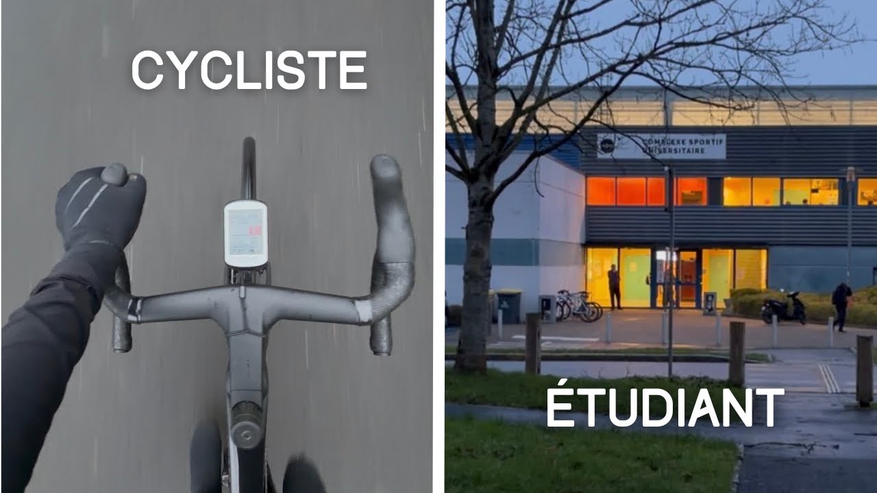 24h dans ma vie de cycliste-étudiant | Vlog