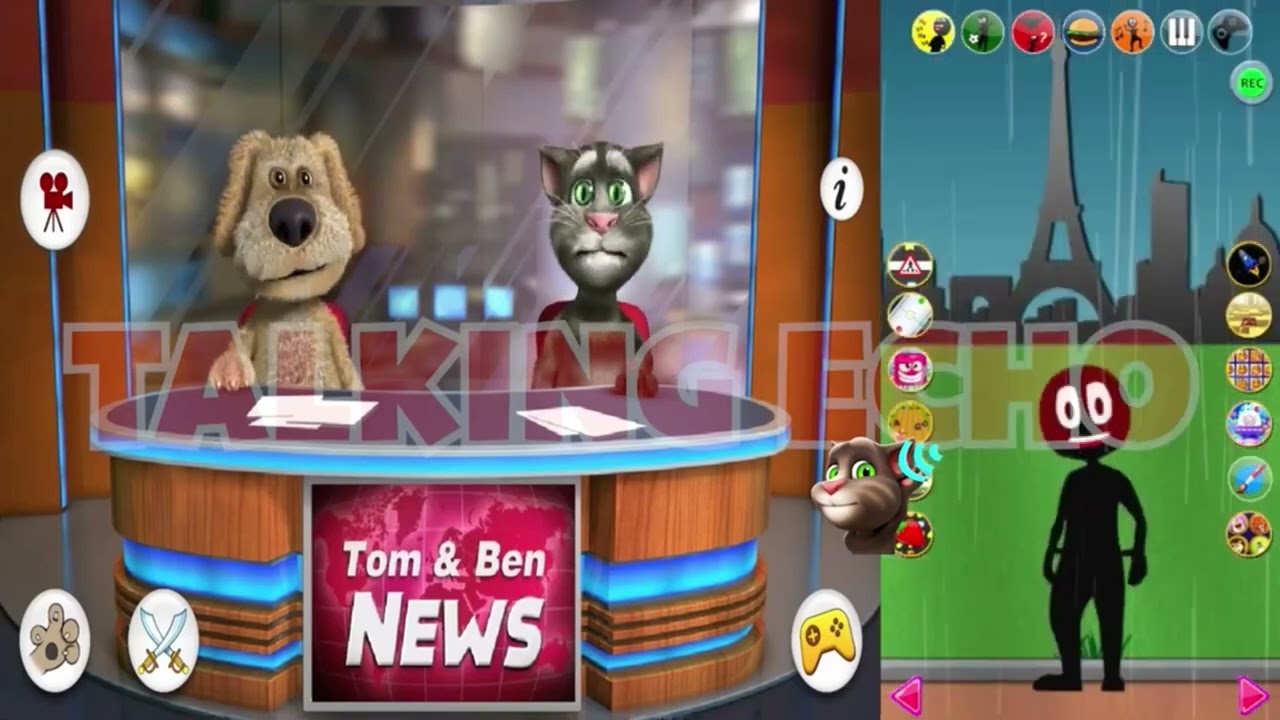 Видео Talking Echo, новости Talking Tom And Ben и Talking Stan The Stickman