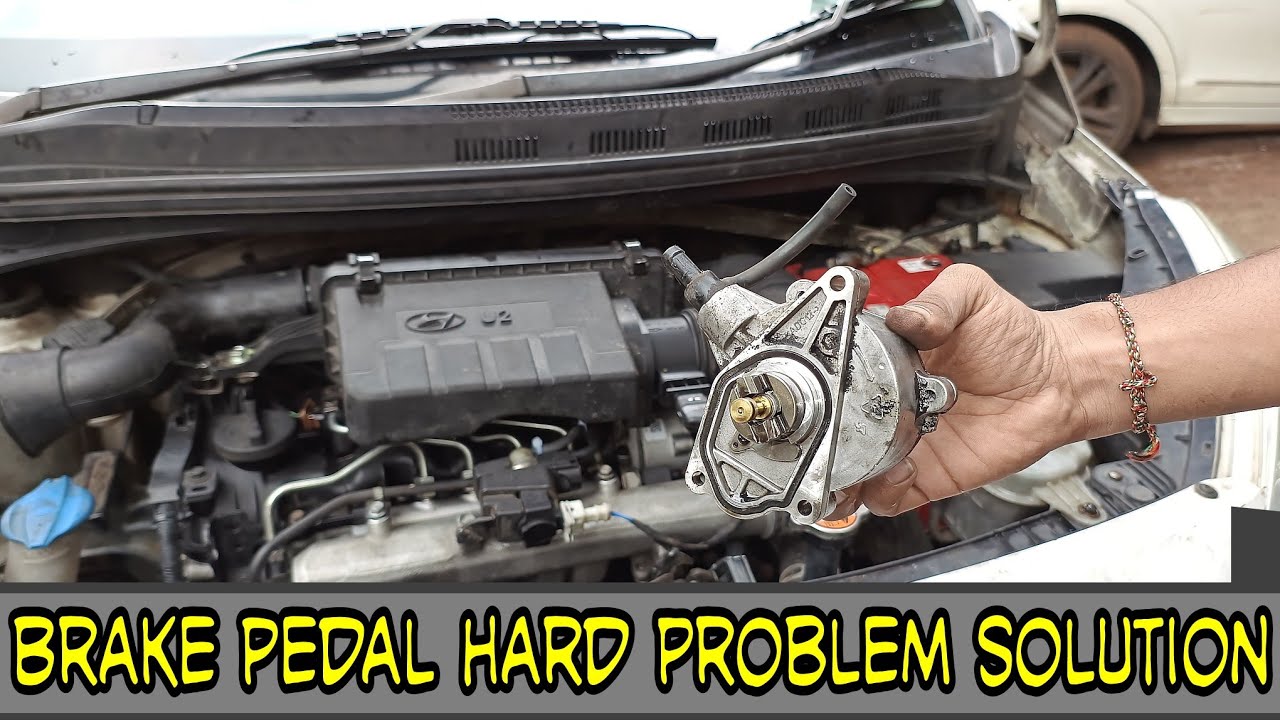 Brake pedal hard problem resolve । Hyundai Xcent