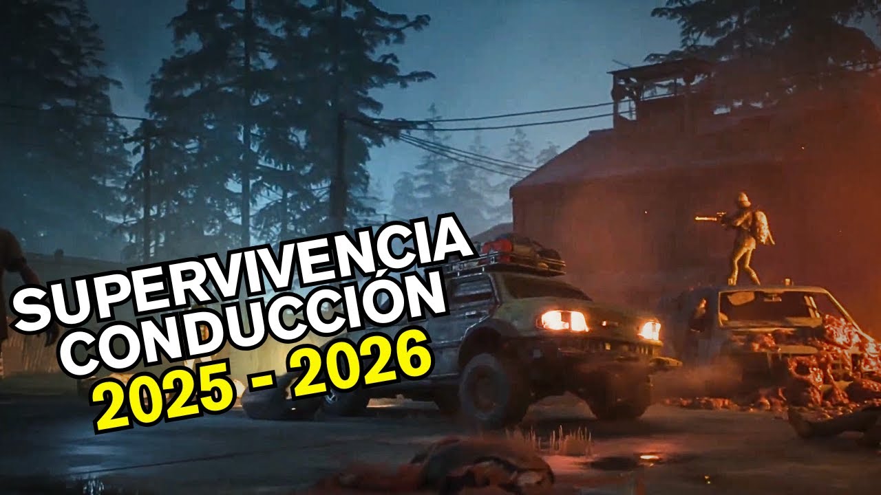 10 JUEGOS del SUPERVIVENCIA más CONDUCCIÓN que LLEGARÁN en 2025 y 2026