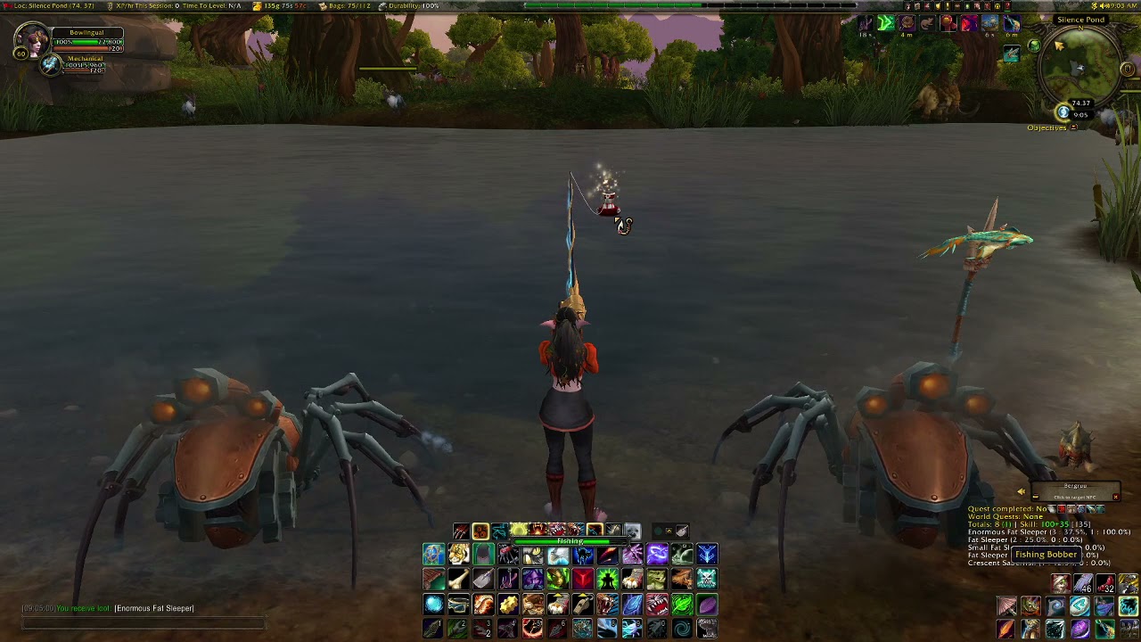 Where to find Enormous Fat Sleeper (World of Warcraft) Draenor Angler achievement guide.