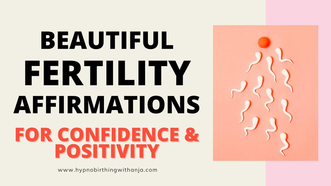 FERTILITY AFFIRMATIONS- Affirmations to get pregnant- feel calm & happy while trying to conceive :)