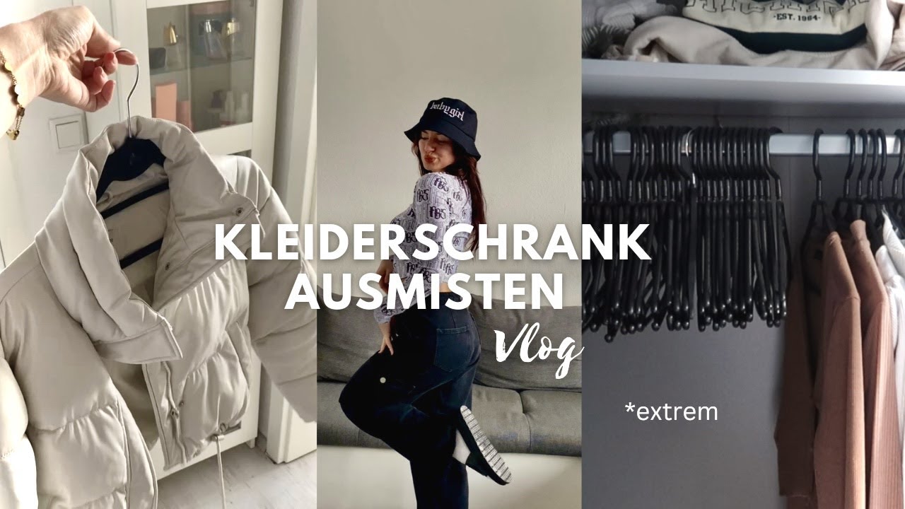 KLEIDERSCHRANK AUSMISTEN EXTREM 👀 inkl. Mädchen-Flohmarkt