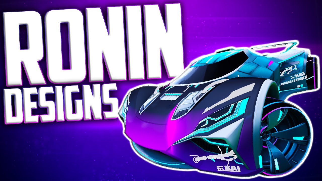 BEST Car Designs For The New RONIN GXT In Rocket League! 👌