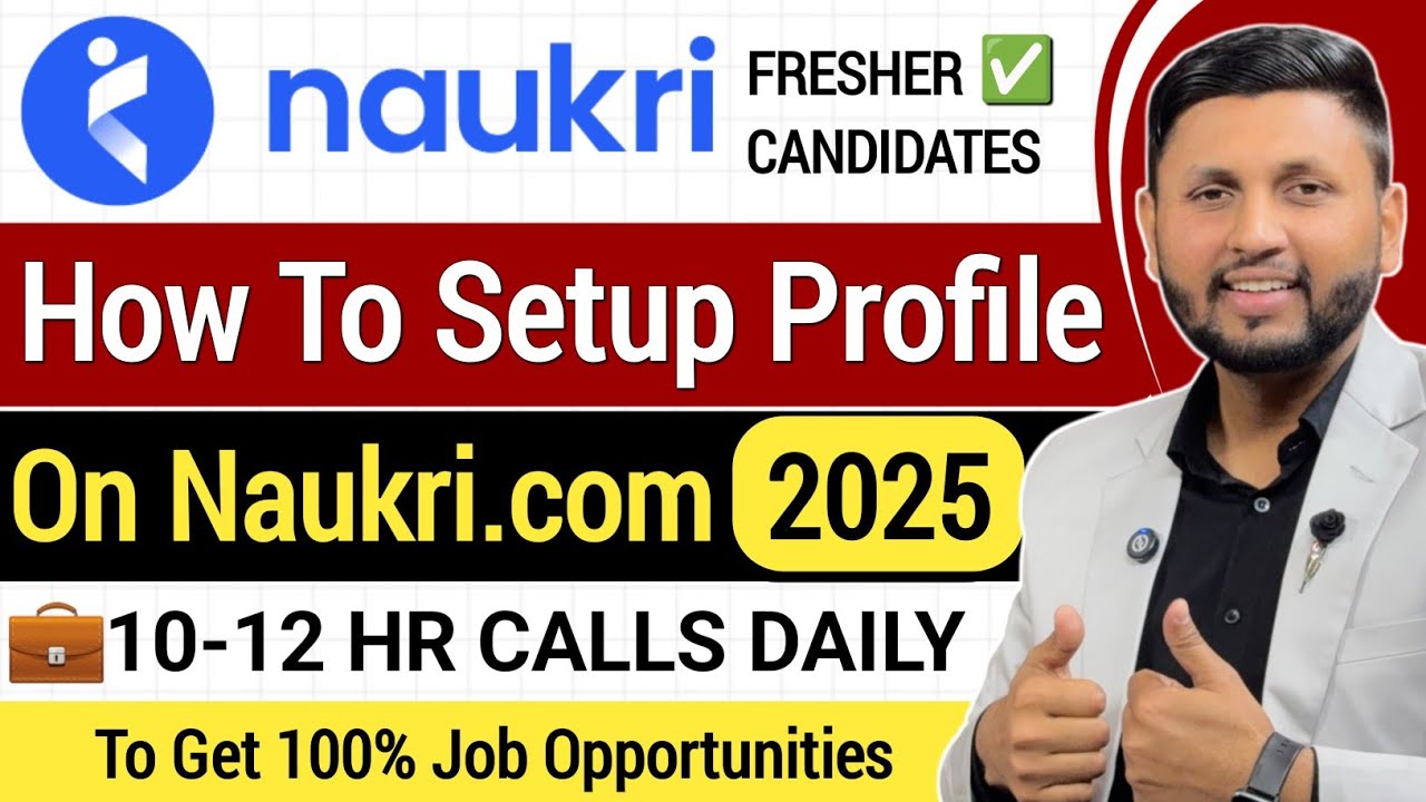 Naukri.com Profile In 2025 | 10-12 CALLS DAILY | How To Create Naukri.com Profile | Naukri Profile