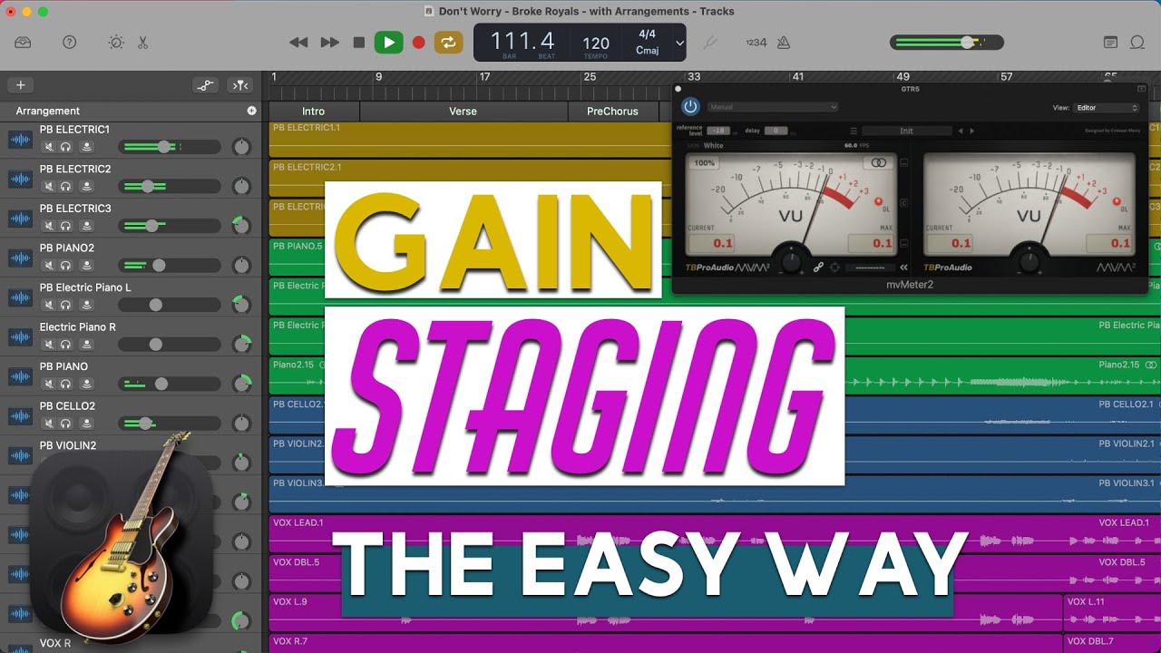 Усиление настройки в GarageBand (очень просто, ОЧЕНЬ важно)