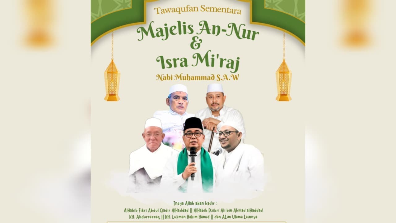🎥 LIVE | Tawaqufan Sementara Majelis An-Nur & Isra’ Mi’raj Nabi Muhammad SAW | Cisalak Depok