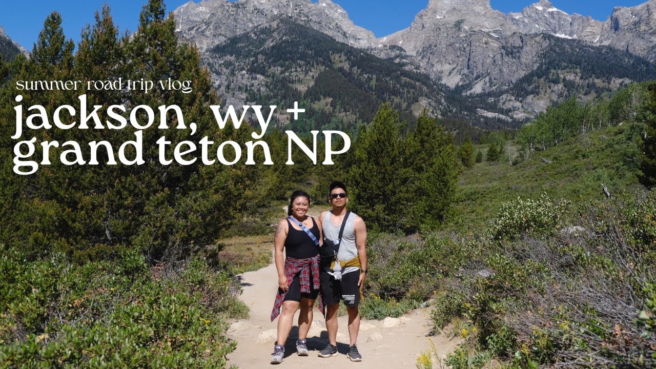 JACKSON, WYOMING 🤠 + GRAND TETON NP 🥾 | summer road trip vlog 🚙