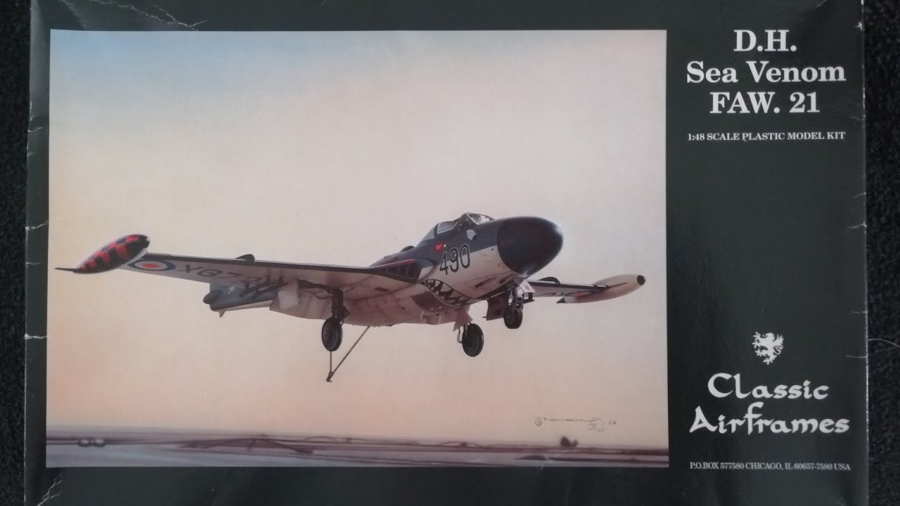 Classic Airframes 1/48 D.H. Sea Venom FAW.21 (Full Build)