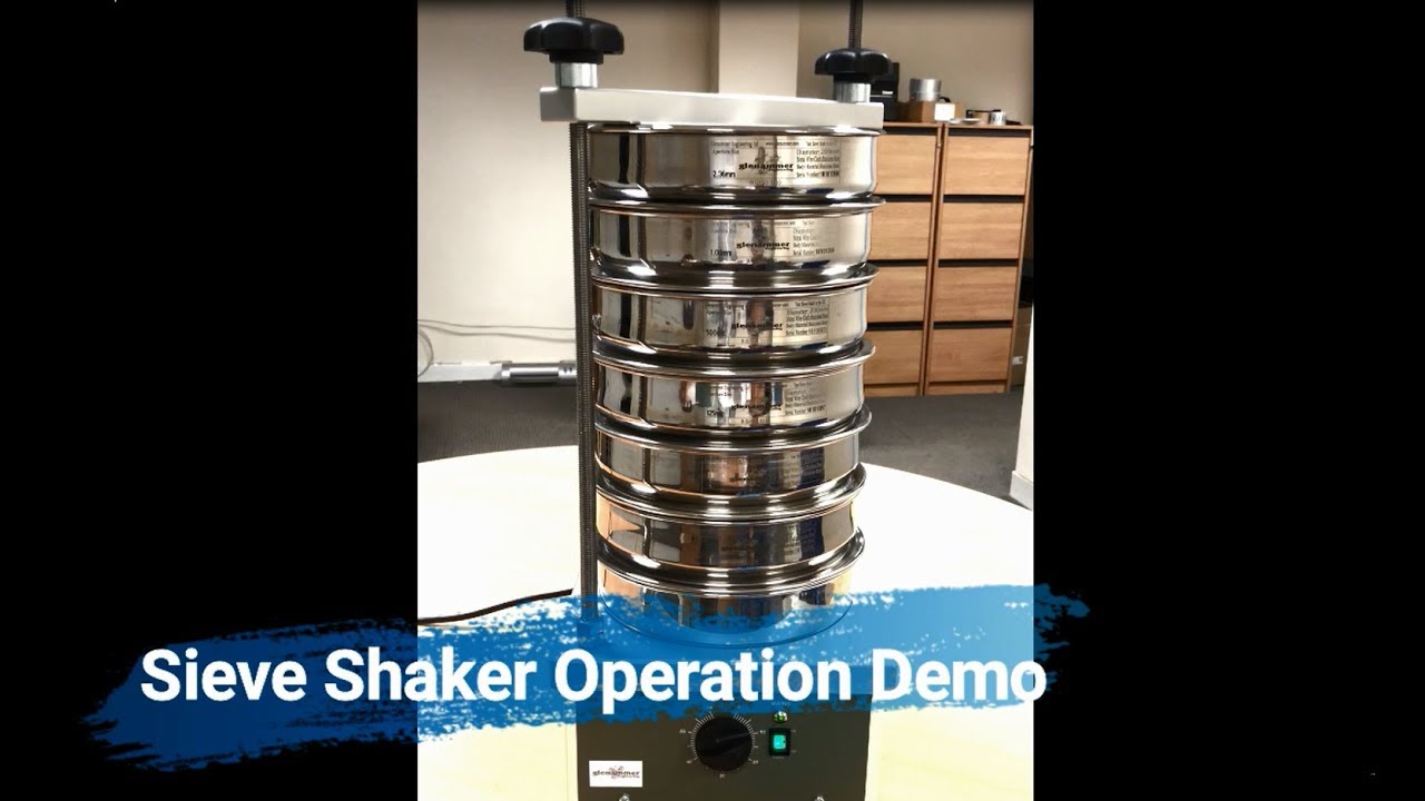 Glenammer SQ Sieve Shaker Installation & Operation Demo