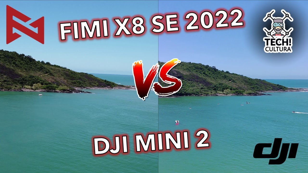 Fimi X8 SE 2022 vs DJI Mini 2 - Comparativo de Qualidade de Imagens