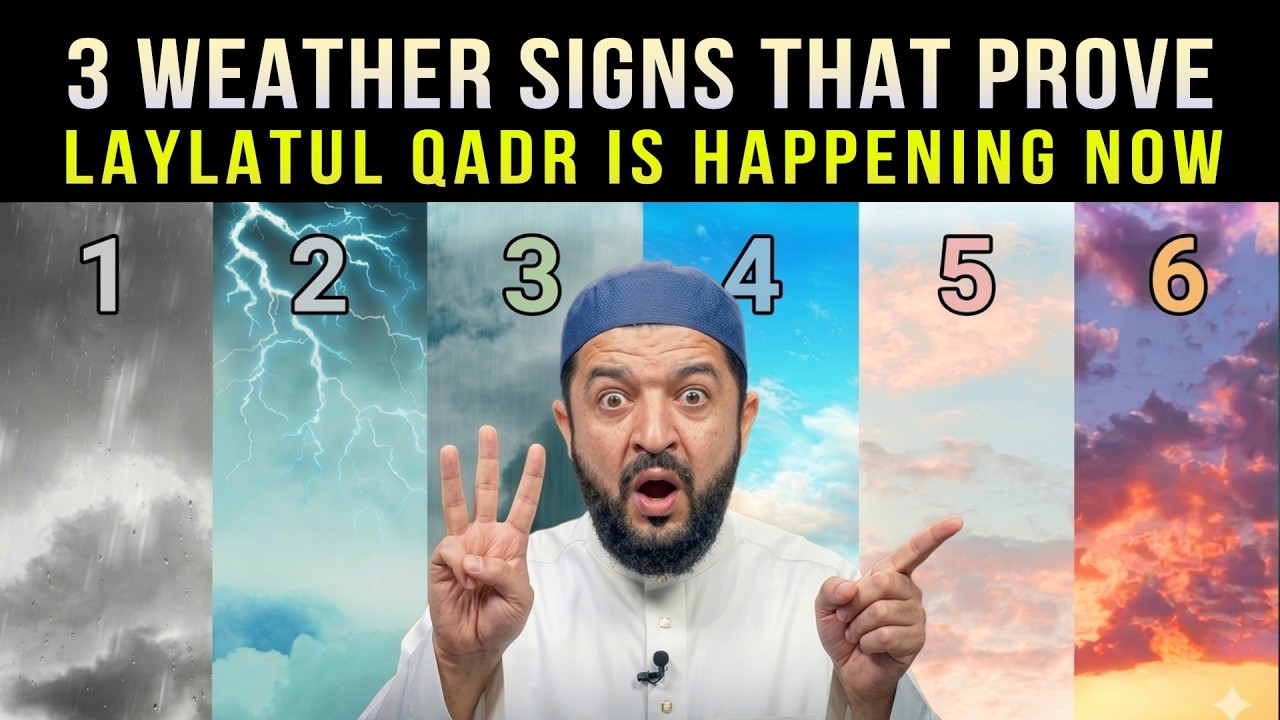 STOP! 3 WEATHER SIGNS LAYLATUL QADR IS HAPPENING TONIGHT