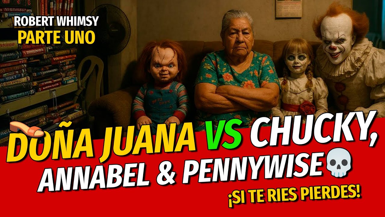 SI TE RIES PIERDES - Do&ntilde;a Juana DOMA al universo del terror 😱 con puro chanclazo PARTE 1
