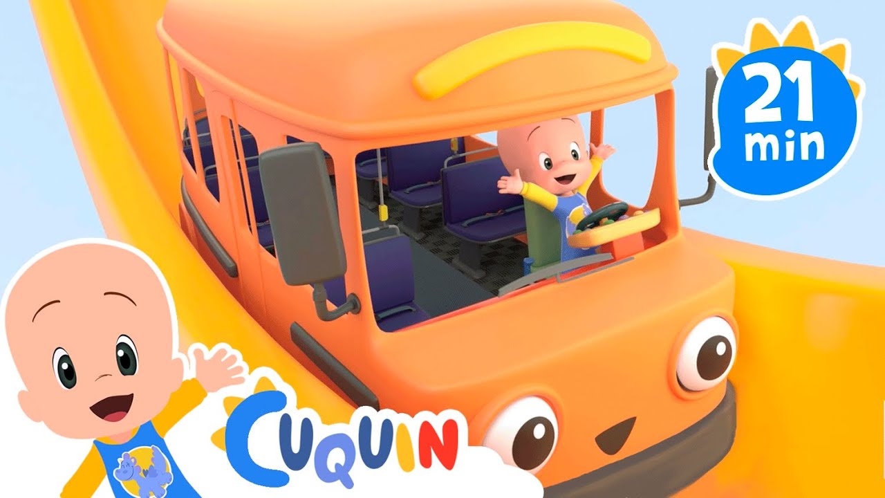 Hungry bus: learn colours and animals with Cuquin | Cleo & Cuquín