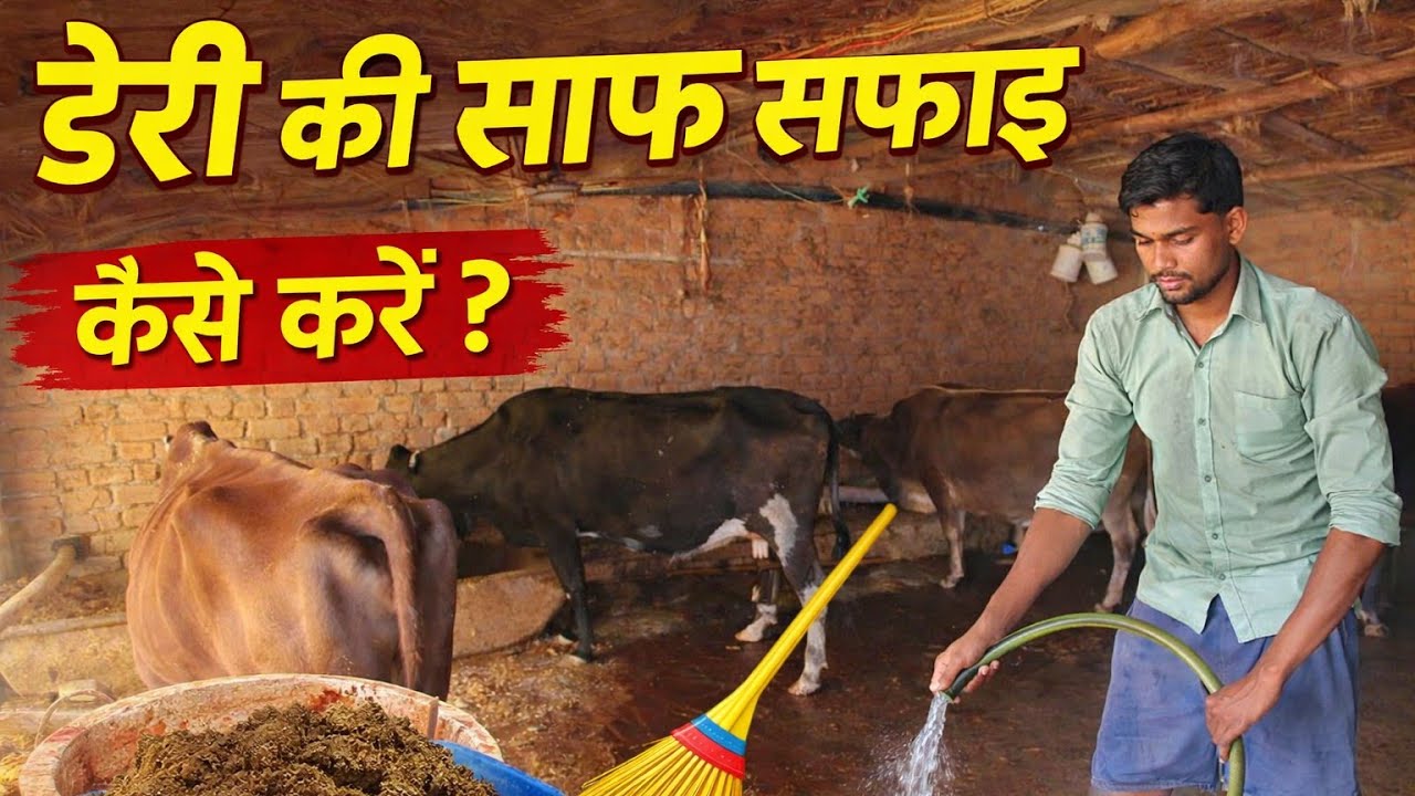 डेरी का साफ सफाई 