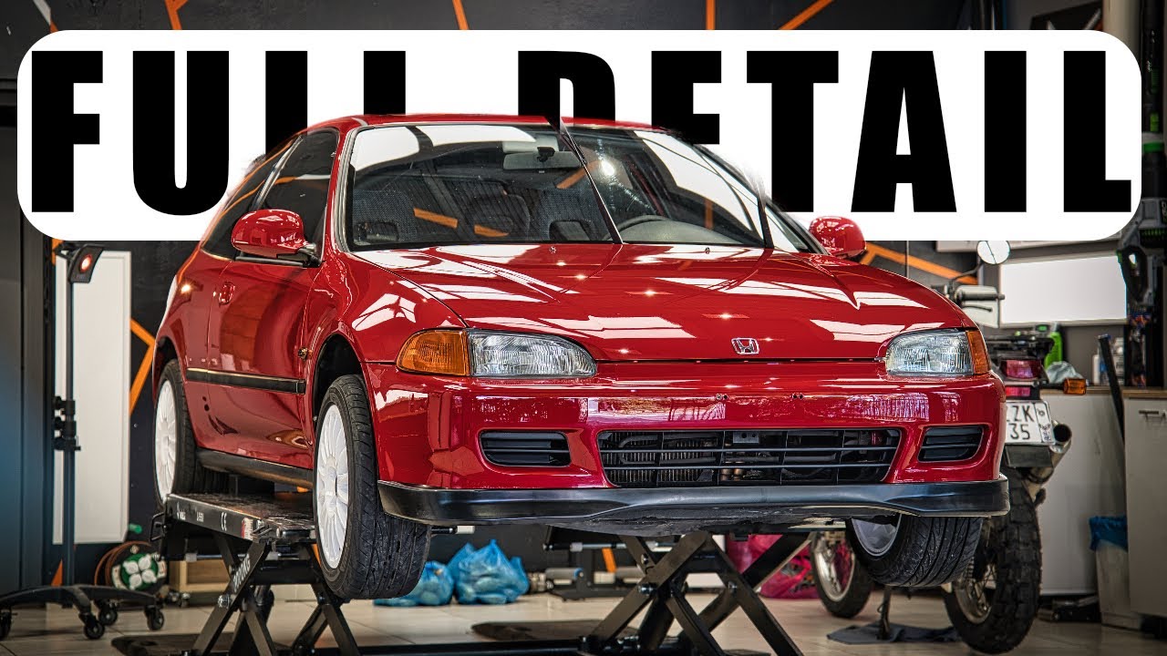 30 Year OLD HONDA CIVIC EG6 - Polishing to perfection & Ceramic Coating - Auto Detailing