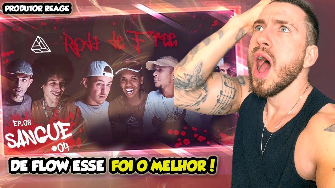 Produtor Reage RODA DE FREESTYLE - EP.08: SANGUE#04 (REACT)