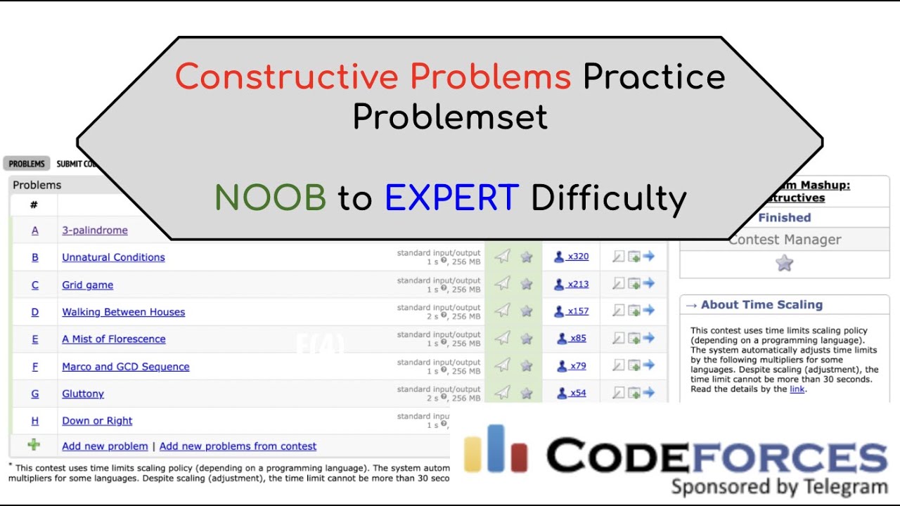 Complete Constructive Problems Practice - Noob to Expert | Topic Stream 5