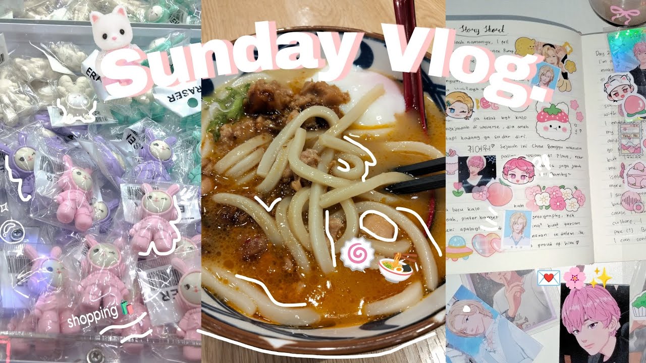 Introvert Diary 🍥 unboxing, eat, shopping 🛒