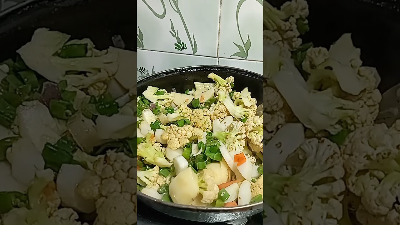 आलू गोभी की सब्जी इस तरह बनाए 😋👌👍🙏#rakhisingh #cooking #foodie #fullrecipe #aalogobhi  #trending