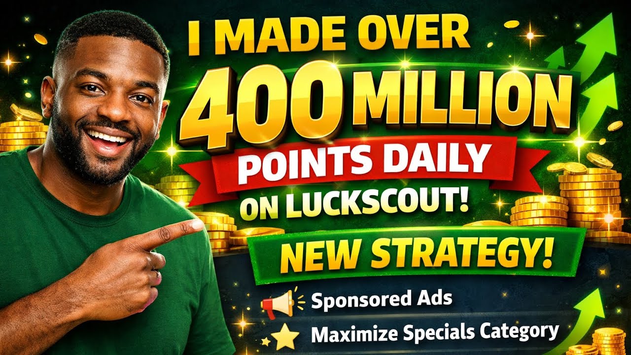 How I made over 400million points daily on luckscout. #luckscout, #trending, #paga, #paypalnigeria