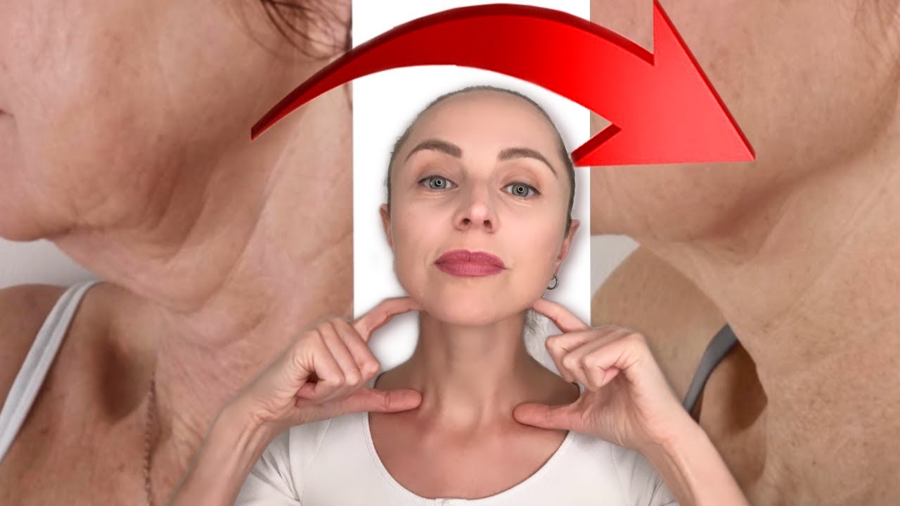 Großes Massage-Tutorial für den Hals- und Dekolletébereich | Truthahnhals | Hängender Hals
