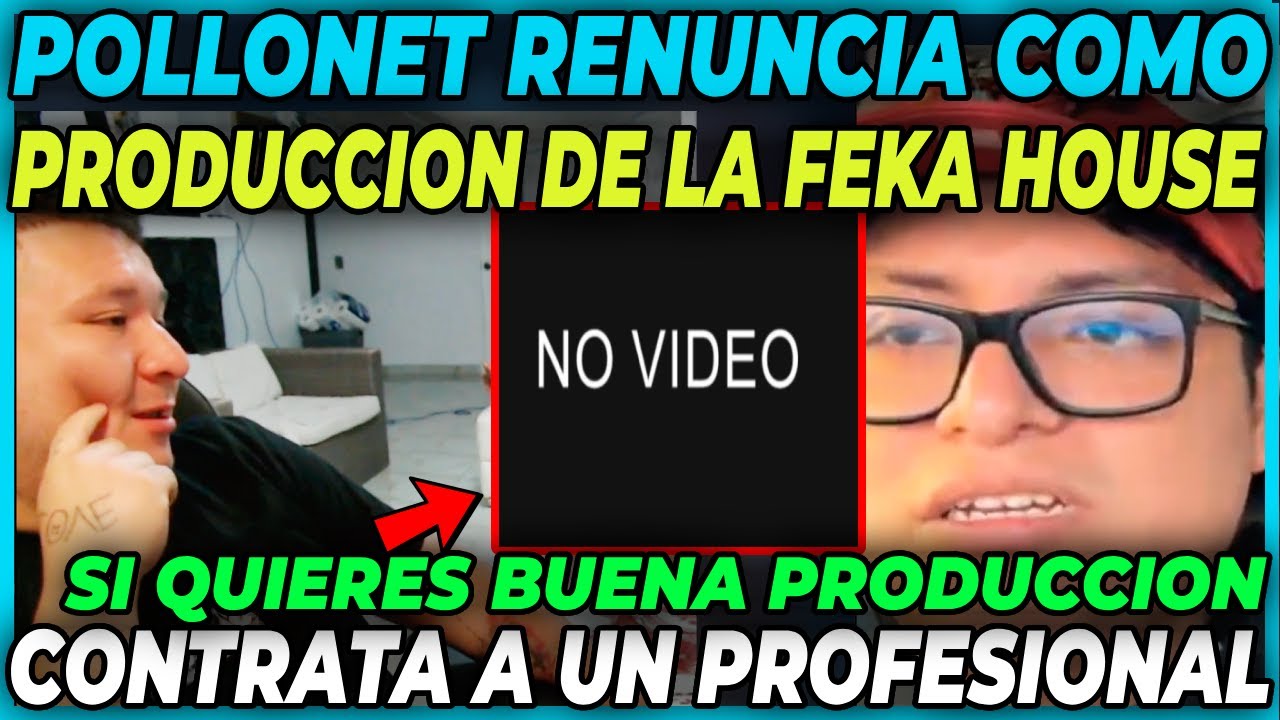 😲POLLONET RENUNCIA COMO PRODUCCION DE LA KINGS HOUSE😲LE PIDE A KINGTEKA QUE CONTRATE UN PROFESIONAL