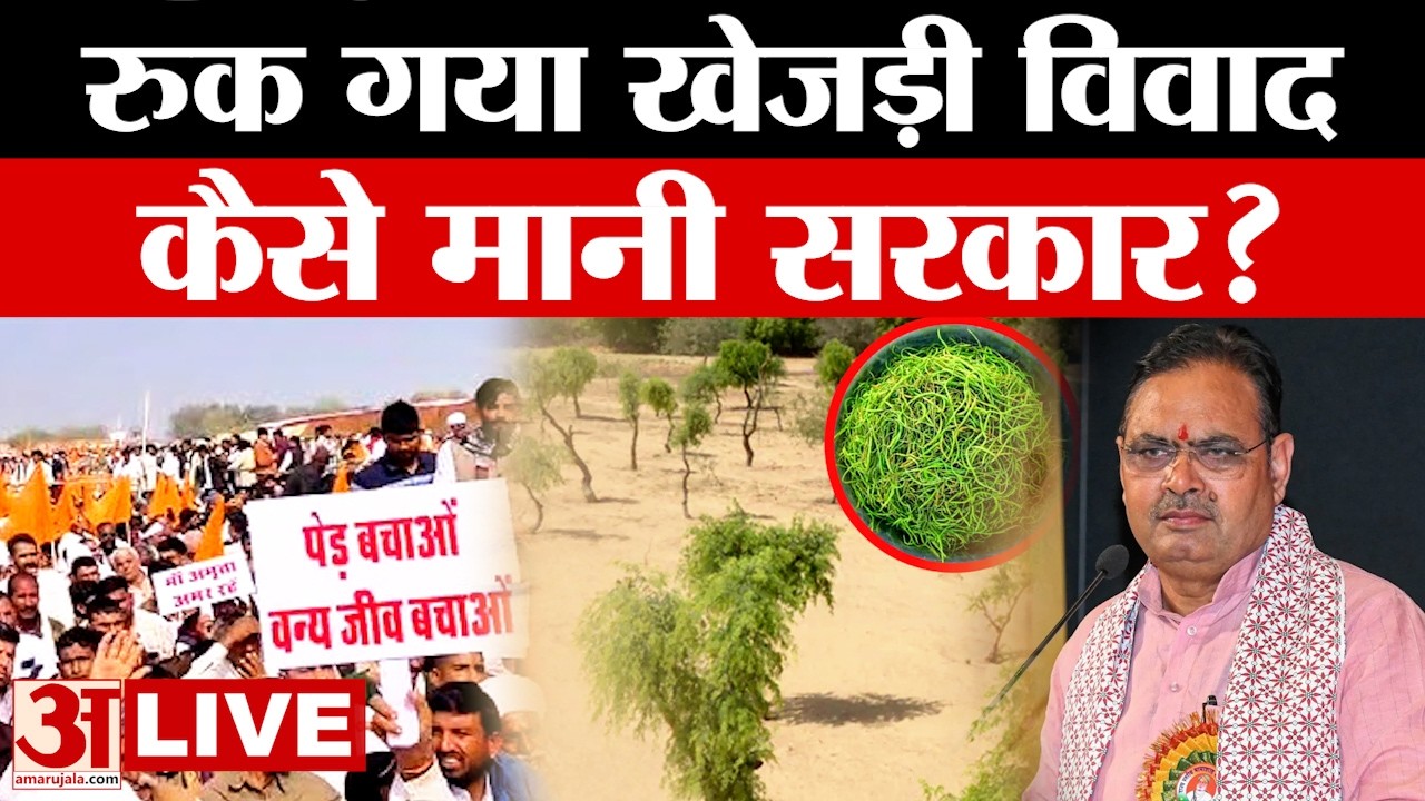 Khejri Bachao Andolan Update:खेजड़ी का क्या था विवाद, कैसे मानी सरकार? | Amar Ujala