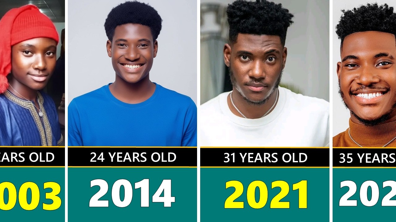 Chidi Dike Transformation From 0 To 36 Years Old (1990 – 2026)