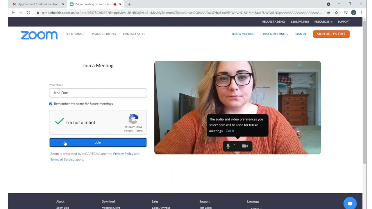 How to Use Zoom for Your Telehealth Appointment (Computer/Tablet Users) | Temple Health