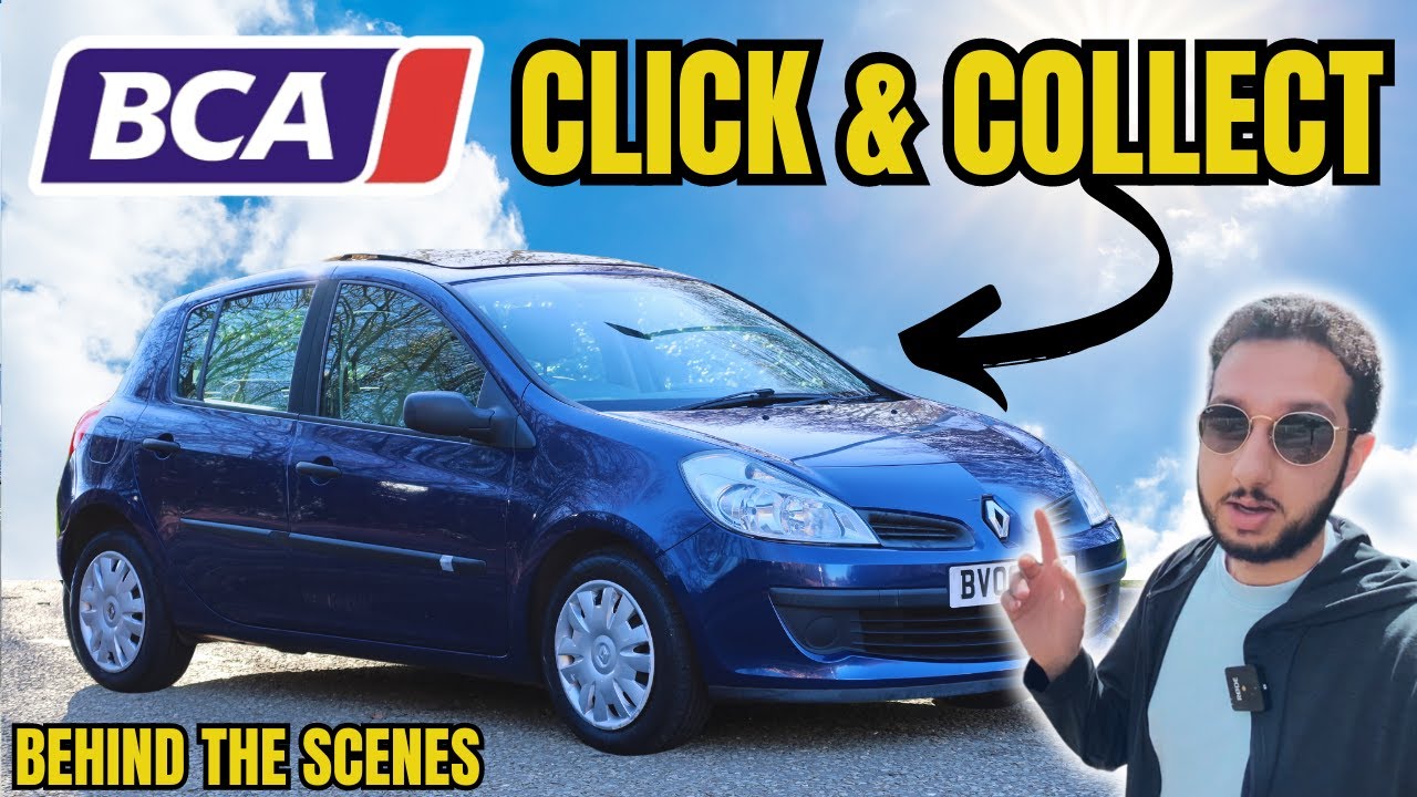I BOUGHT A CHEAP RENAULT CLIO FROM BCA AUCTION! *COLLECTION, PREP & COSTS*