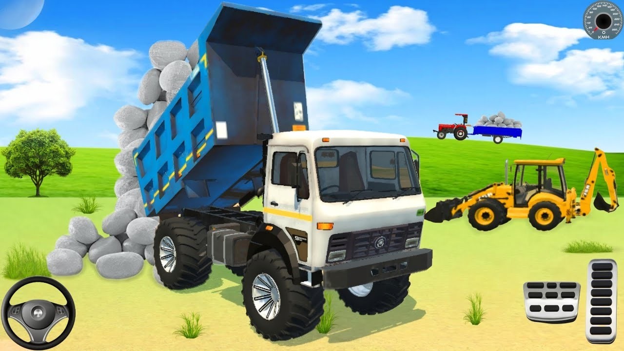 🔴Drive Jcb and Uploading 🪨 Stones From Dumper | Indian Vehicles Simulator 3D