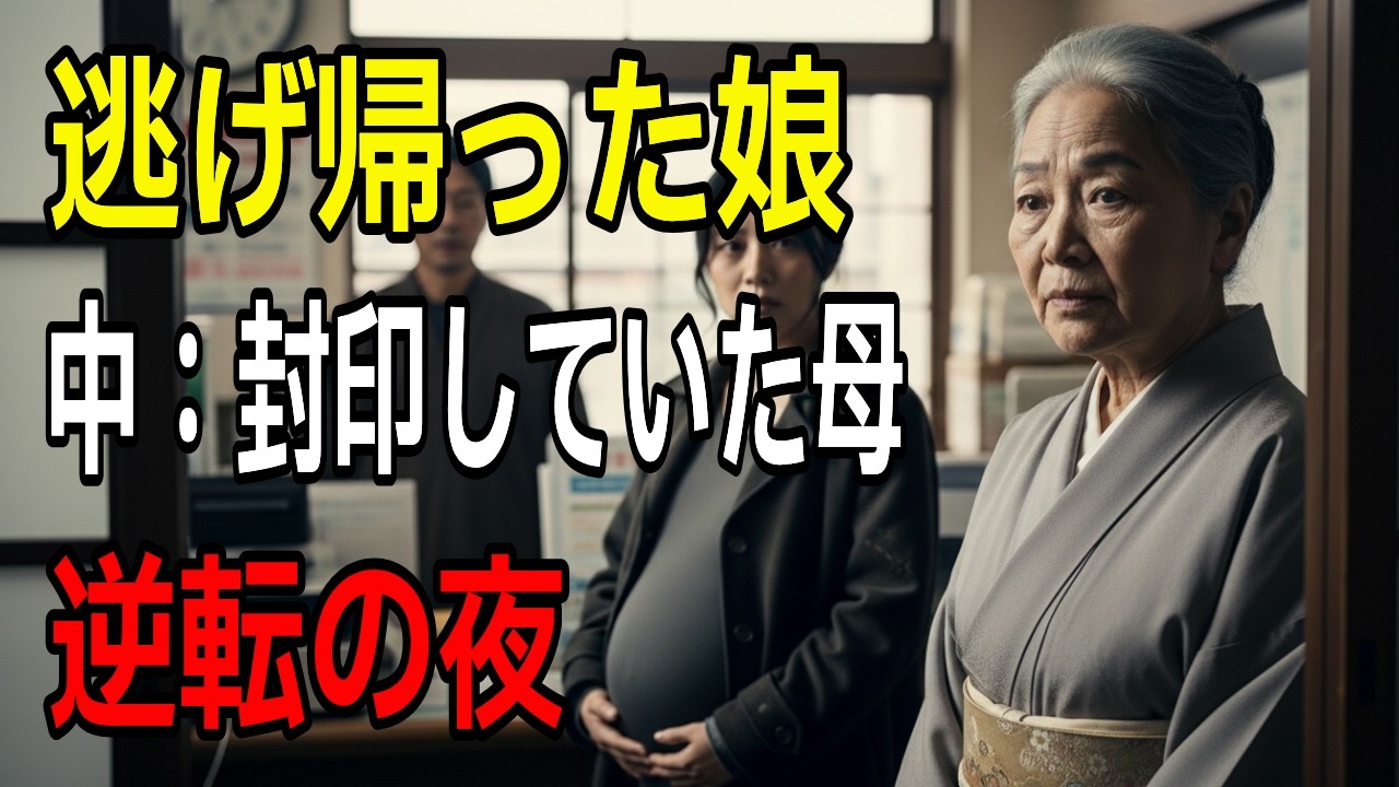 妊娠八ヶ月の娘が逃げ帰った夜——母の逆転劇 【スカッとドラマ】