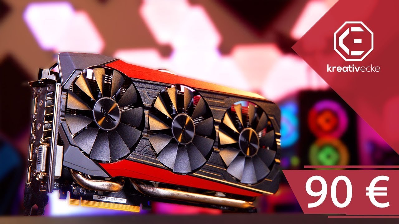90 EURO MONSTER GRAFIKKARTE mit 8 GB Speicher!  R9 390 vs. 2019