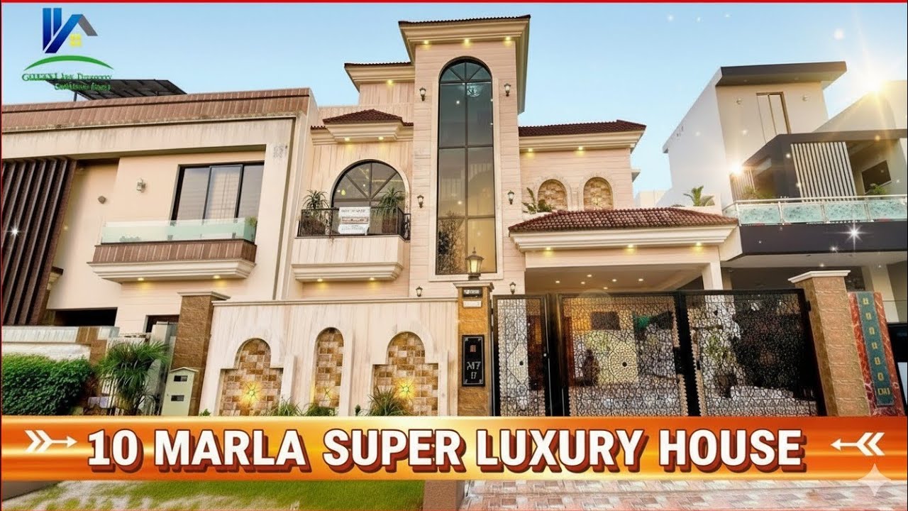 10 Marla SUPER - SPANISH House In DHA Lahore | Beautiful Luxury Masterpiece