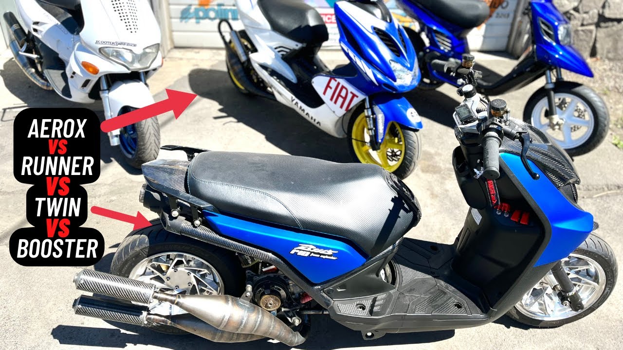 Aerox VS GIlera runner VS booster VS twin