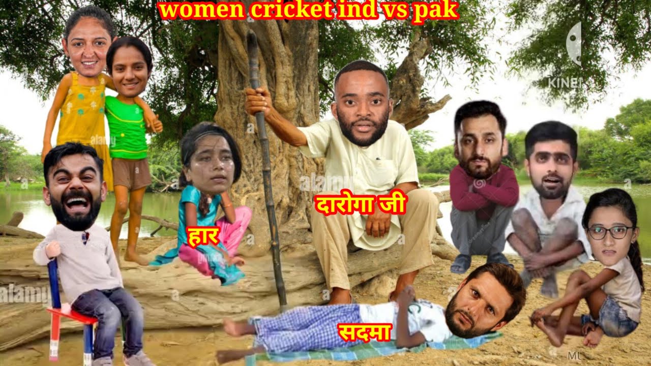 Ind vs Pak। Women क्रिकेट कॉमेडी। Odi सीरीज 2025।टेम्बा, आफरीदी, कोहली फानी वीडियो 