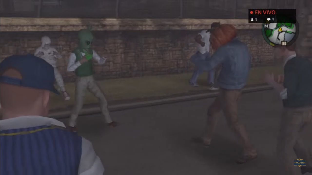 BULLY ps4 live broadcast night of fights on Bullworth!