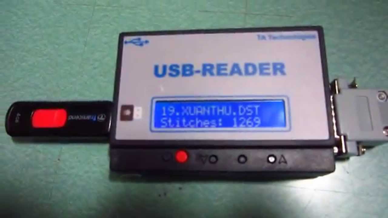 USB READER for Tajima embroidery machine TMFX, TMEX, TME-DC, TMEG