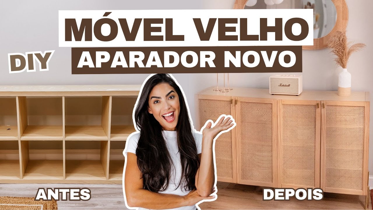 Transformei um Móvel Antigo em um Novo Aparador - Pri Inspira