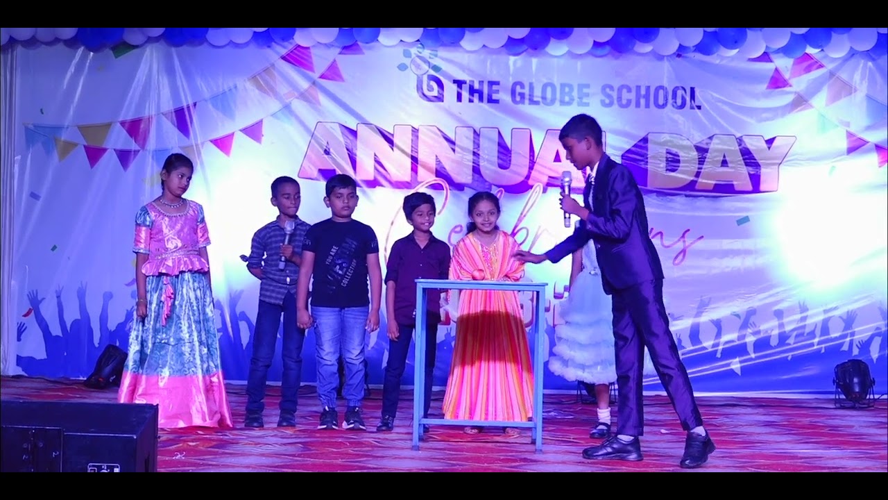 Five Fingers Skit About Unity is Strength by our Primary Globians @ The Globe School Annual Day.