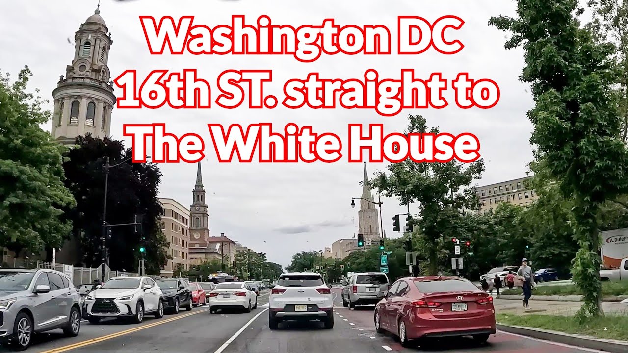 Washington DC. 16th ST  straight to The White House