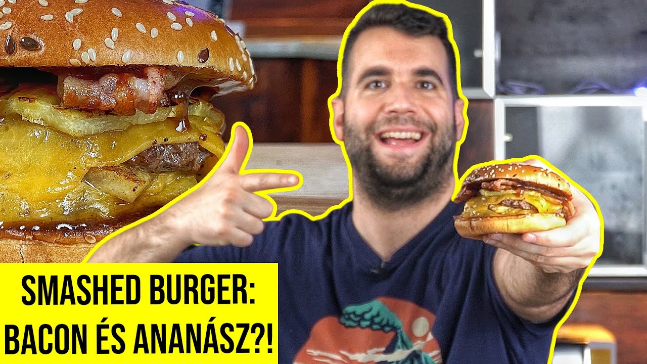 SMASHED BURGER gyorsan és egyszerűen!